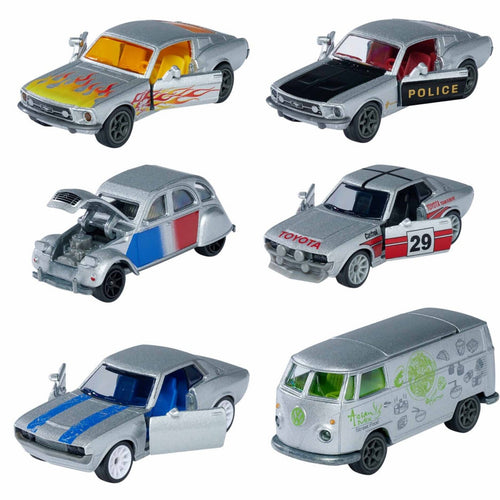 Majorette Vintage Deluxe metal series, 6 Assist, Assorted, 212052019