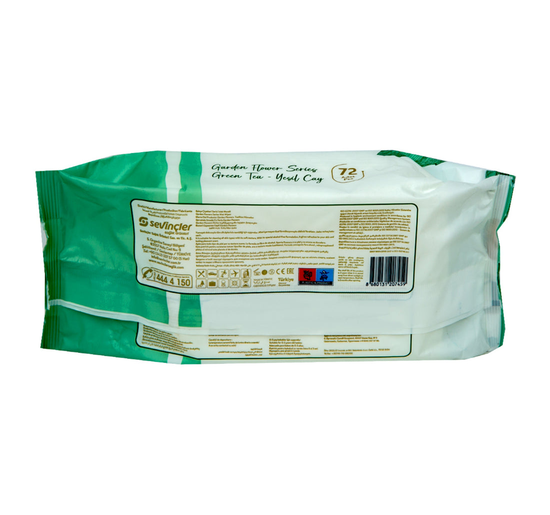Giggles Green Tea Wet Wipes 72 pcs