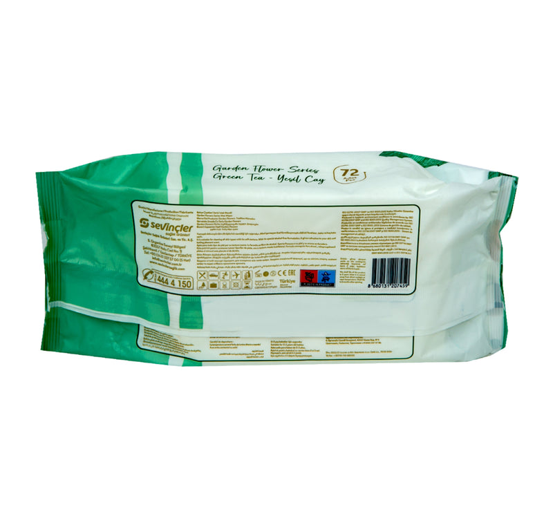 Giggles Green Tea Wet Wipes 72 pcs