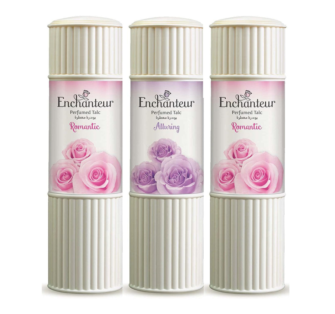 Enchanteur Perfumed Talc Assorted Value Pack 3 x 250 g