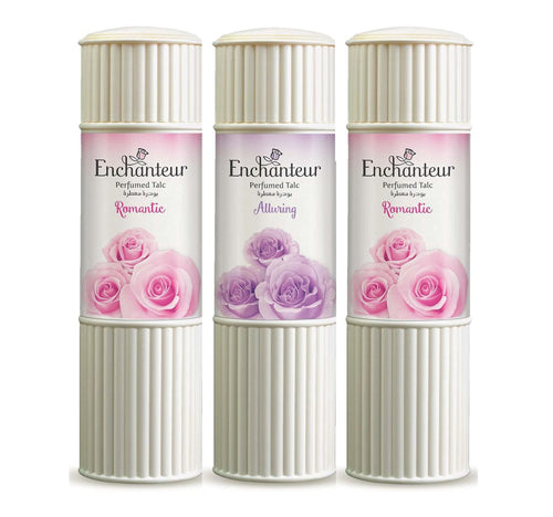 Enchanteur Perfumed Talc Assorted Value Pack 3 x 250 g