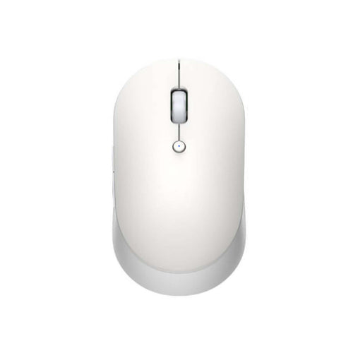 ماوس شاومي مي اللاسلكي ثنائي الوضع، إصدار صامت، أبيض، HLK4040GL