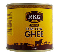 عبوة سمن البقر النقي من RKG، 200 مل