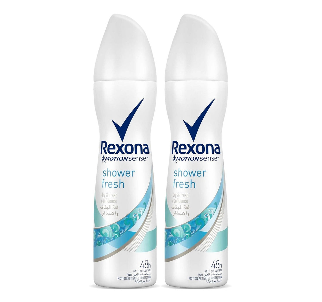 Rexona Women Antiperspirant Deodorant Shower Fresh 2 x 150 ml