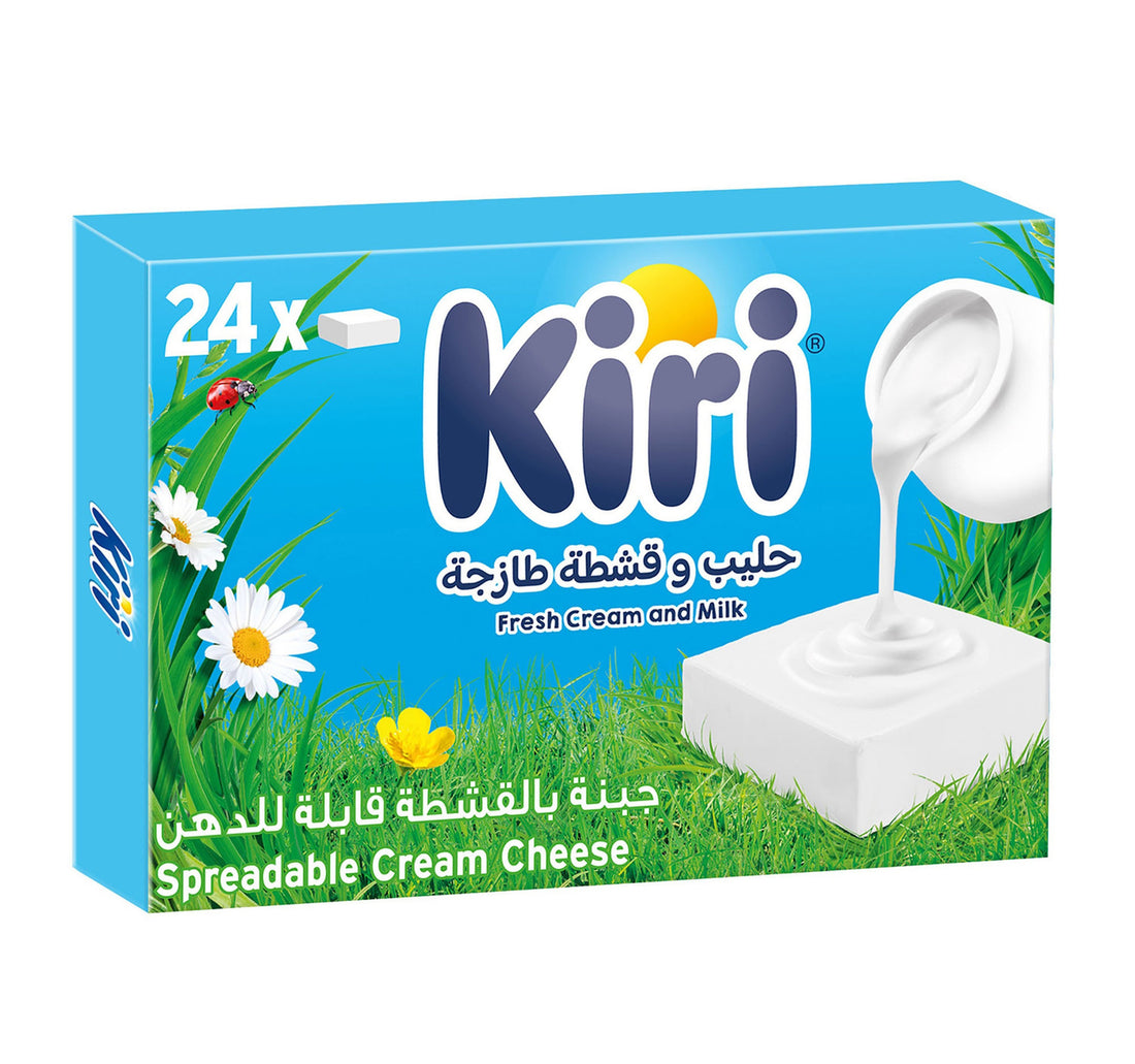 Kiri Spreadable Cream Cheese Squares 24 Portions 400 g