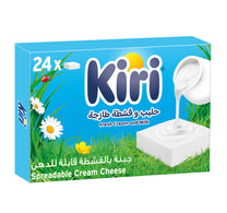 Kiri Spreadable Cream Cheese Squares 24 Portions 400 g