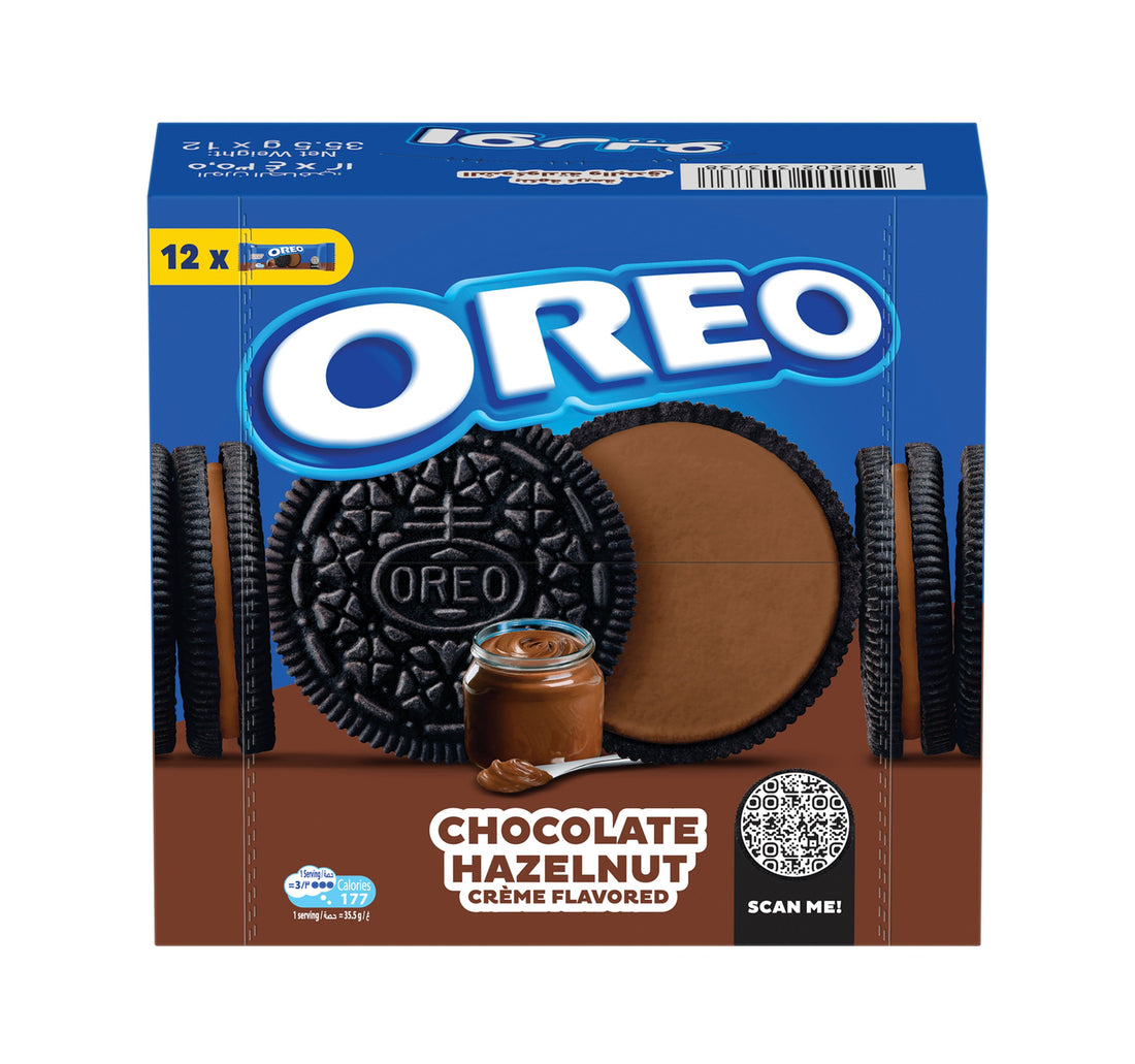 Oreo Chocolate Hazelnut Creme Flavored Biscuit 12 x 35.5 g