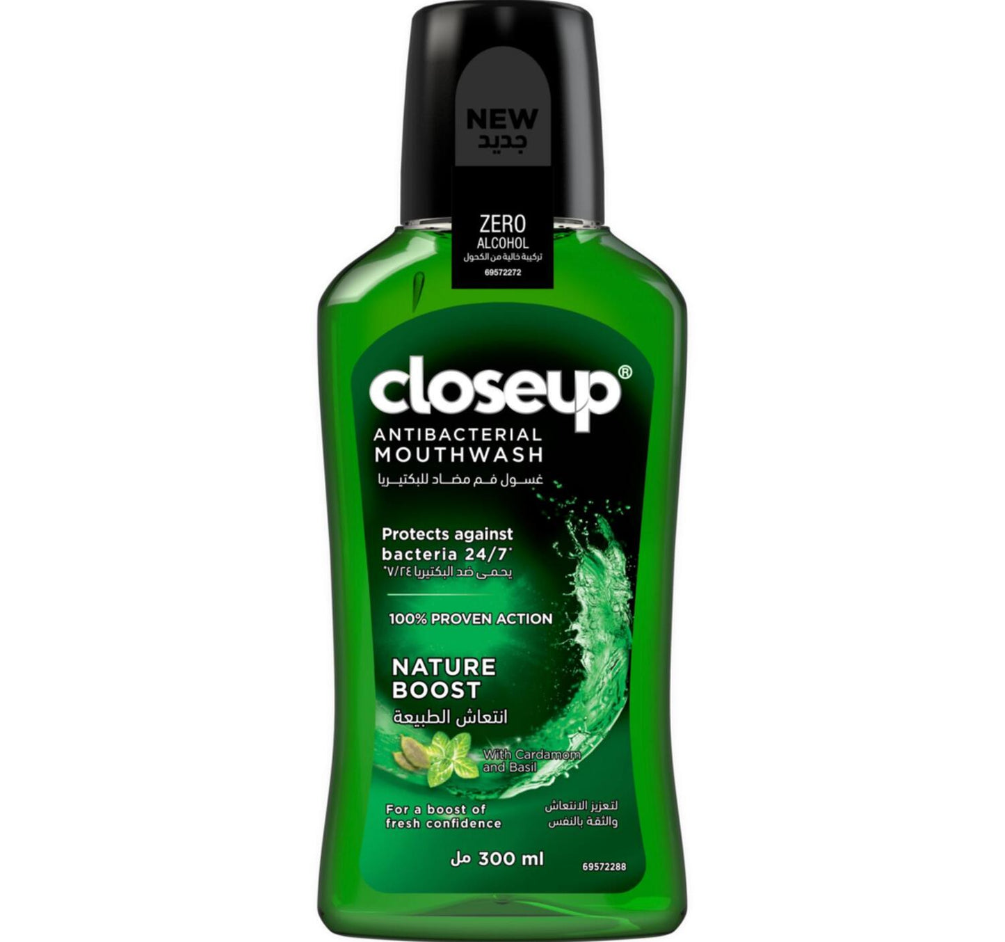 Closeup Nature Boost Anti-Bacterial Mouth Wash 300 ml