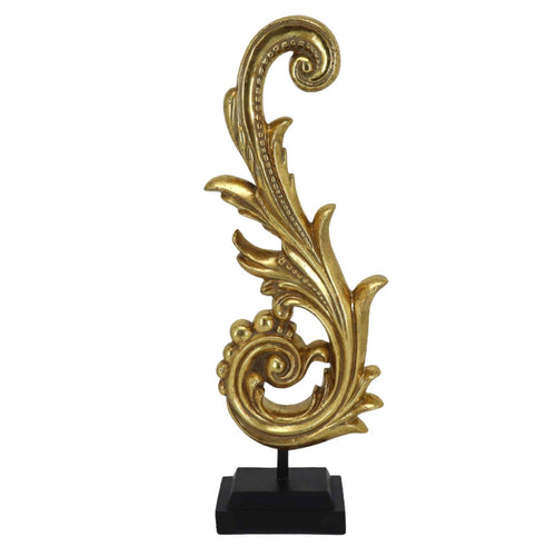 Maple Leaf Home Baz Leaf Statue for Home Decoration, 21.3 cm, LF21604-2G