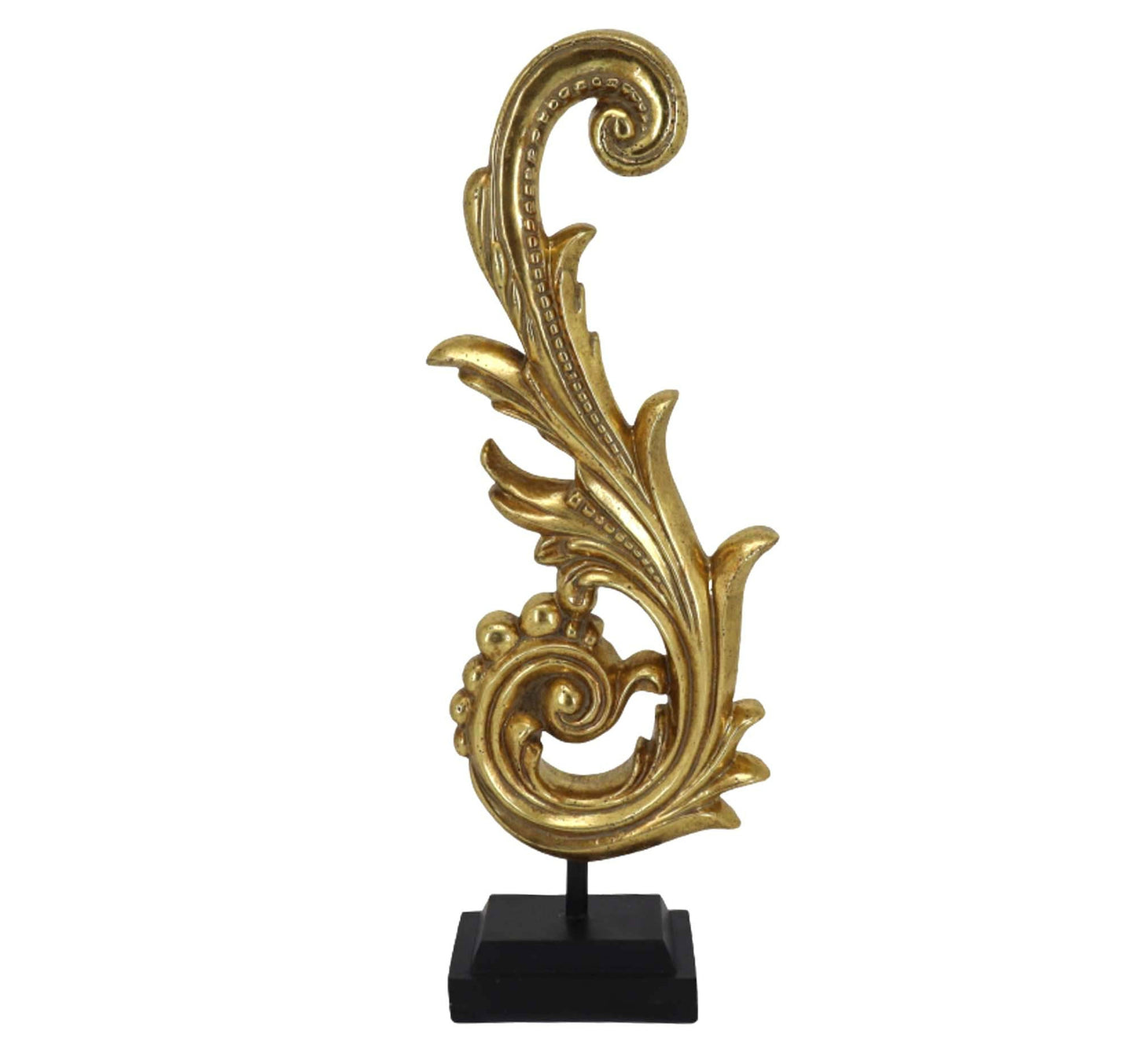 Maple Leaf Home Baz Leaf Statue for Home Decoration, 21.3 cm, LF21604-2G