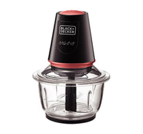 Black+Decker Vertical Chopper With Glass Bowl, 400 W, GC430-B5