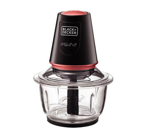 Black+Decker Vertical Chopper With Glass Bowl, 400 W, GC430-B5