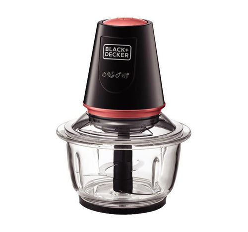 Black+Decker Vertical Chopper With Glass Bowl, 400 W, GC430-B5