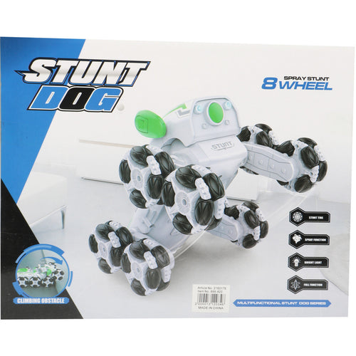 Skid Fusion Remote Control 8 Wheels Stunt Dog 666-820 Assorted