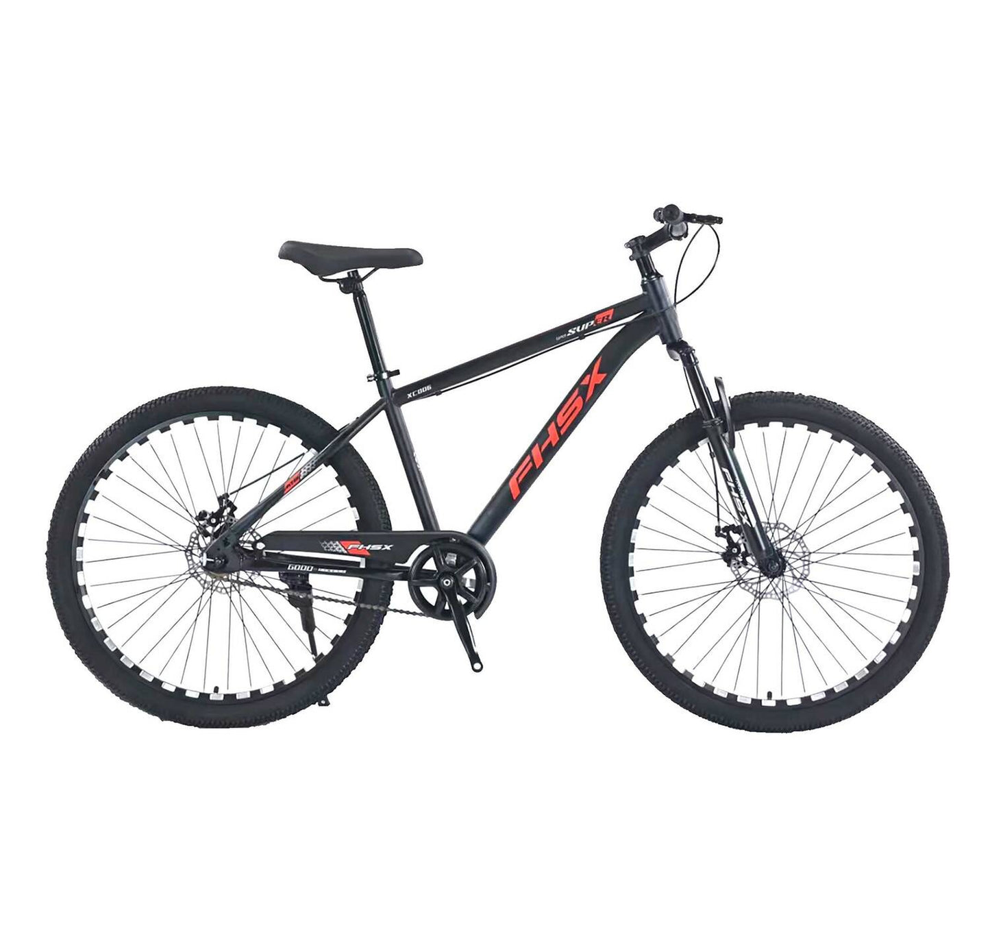 Skid Fusion Bicycle 26inches 8011-Black/Red