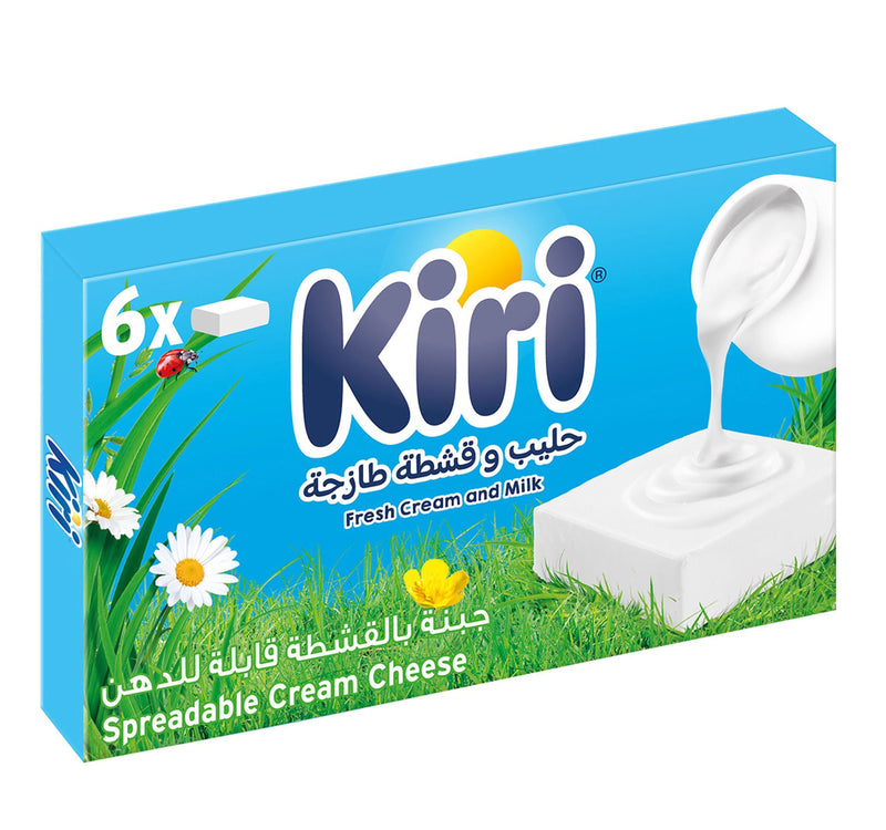 Kiri Spreadable Cream Cheese Squares 6 Portions 100 g Lulu Hypermarket
