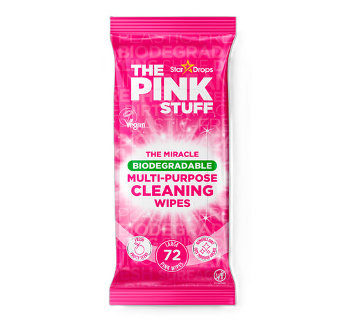 Star Drops Pink Stuff Miracle Biodegradable Cleaning Wipes 72 pcs