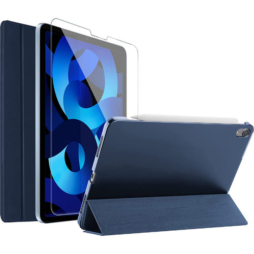 Trands Folio Case and Screen Protector for IPad, 10.9 inches, BD3457