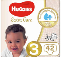 Huggies Extra Care Size 3 4 - 9 kg Value Pack 42 pcs