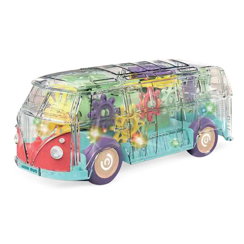 Skid Fusion Battery Operated Light & Sound Gear Bus KL1409