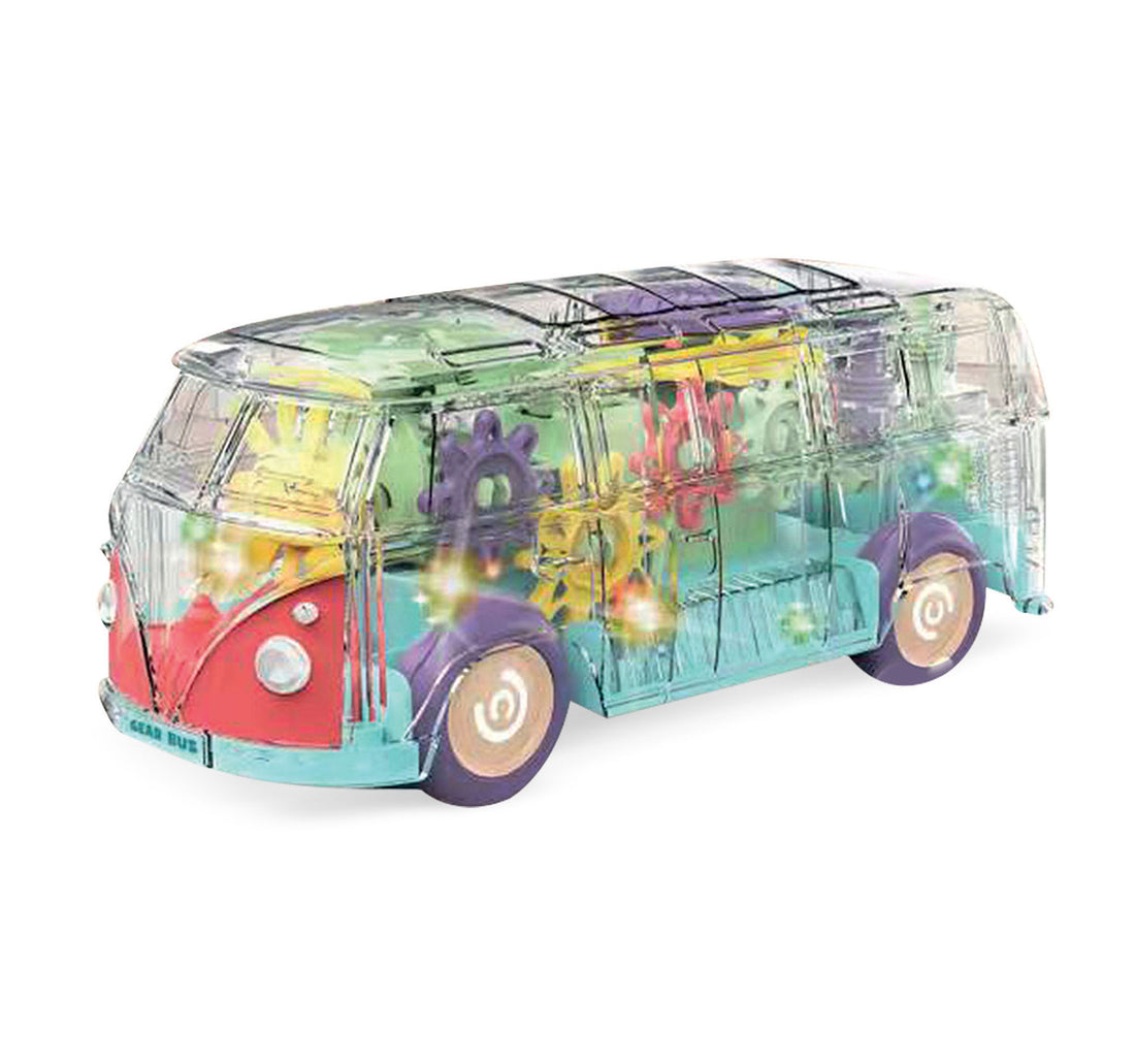 Skid Fusion Battery Operated Light & Sound Gear Bus KL1409