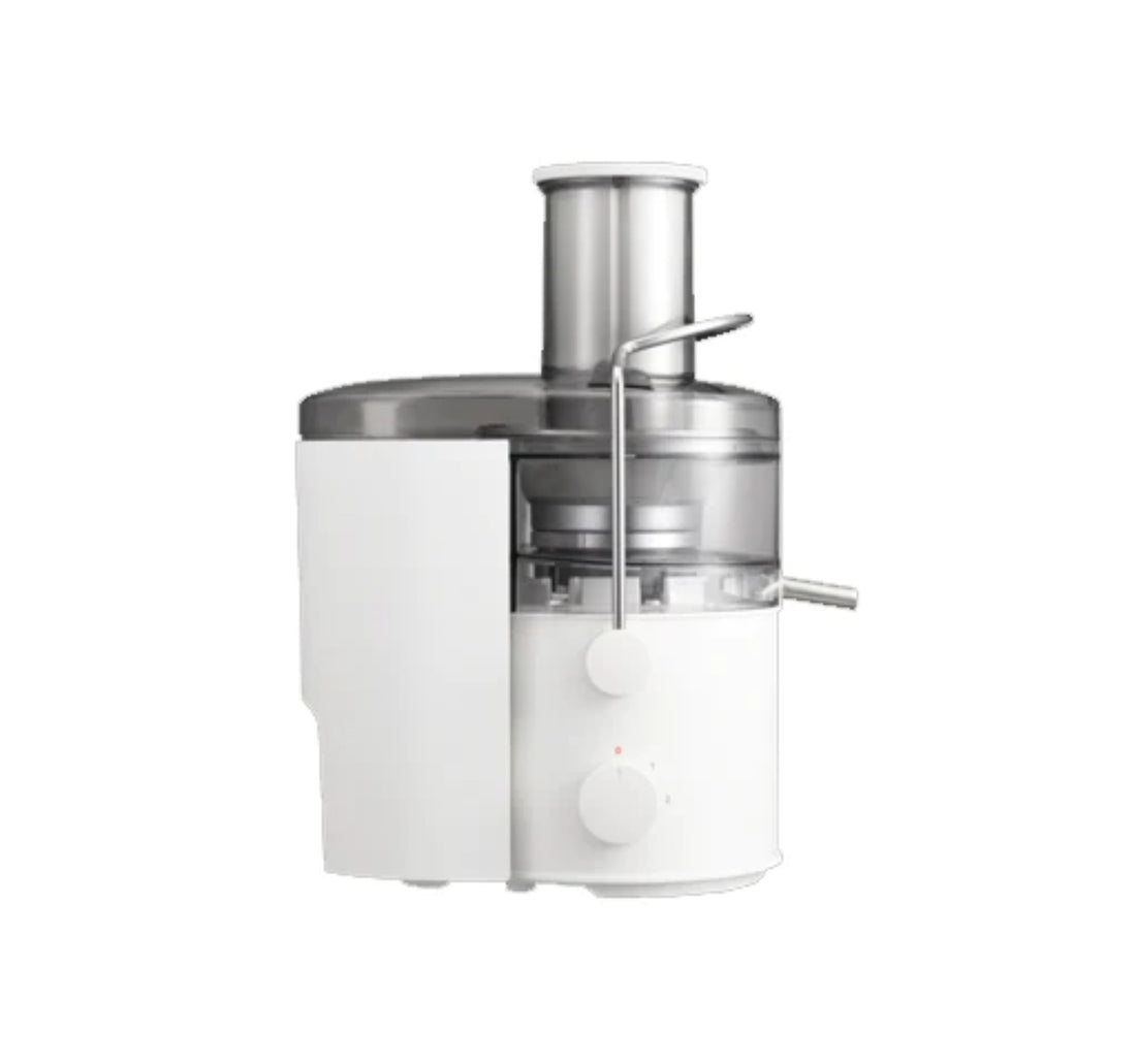 Panasonic 2L 1000W Electric Juicer with Full Metal Spinner, White, MJ-CB100WTZ