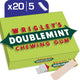 Wrigley's Doublemint Chewing Gum 5 pcs