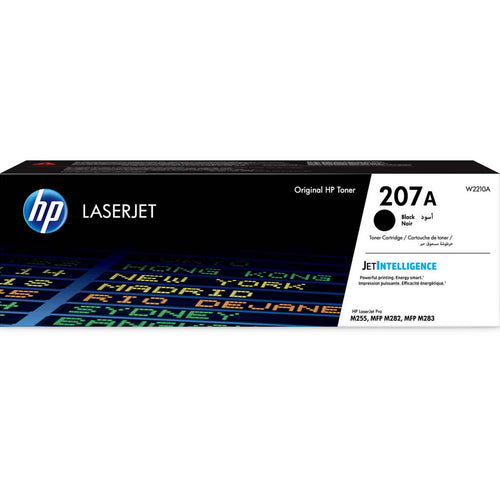 خرطوشة حبر ليزرجيت أصلية HP 207A W2210A باللون الأسود