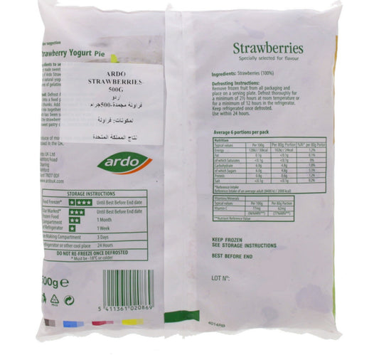 Ardo Strawberries 500 g