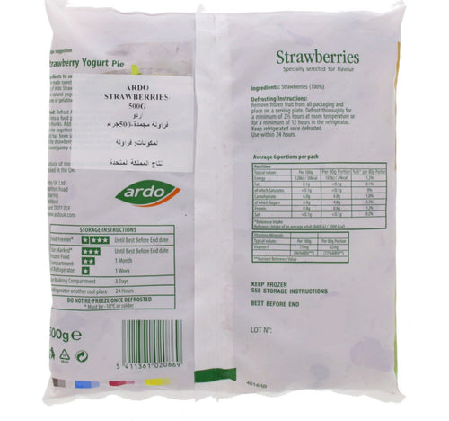 Ardo Strawberries 500 g