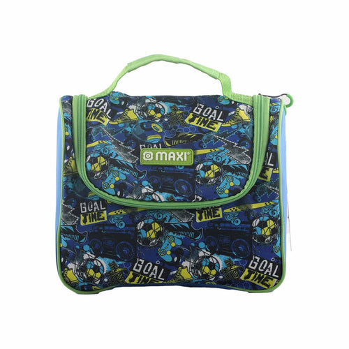 Maxi Lunch hBag+Lunch Box+Water Bottle Set-Blue