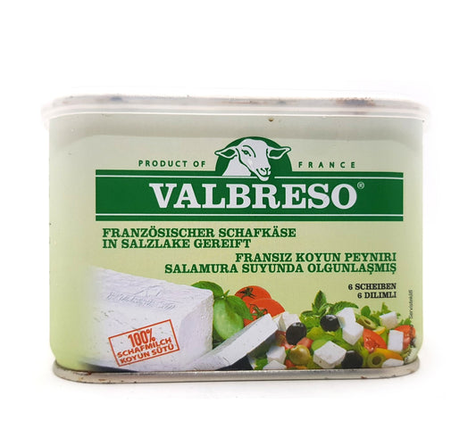Valbreso French Feta Cheese Tin 600 g
