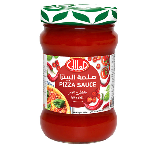 صلصة بيتزا العلالي بالفلفل الحار 640 جم