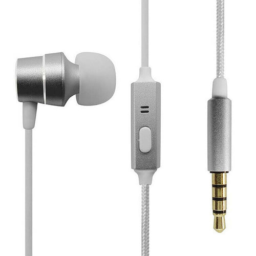 Anker SoundBuds Wired In-Ear Mono Earphone Silver