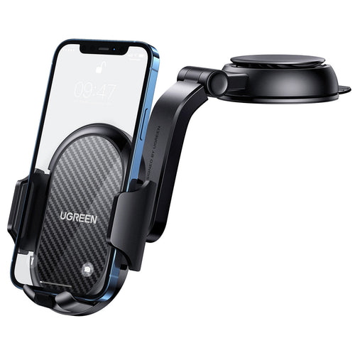 Ugreen Waterfall-Shaped Suction Cup Phone Mount, Black, 20473 Lulu Hypermarket