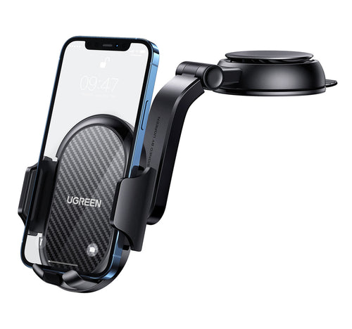 Ugreen Waterfall-Shaped Suction Cup Phone Mount, Black, 20473