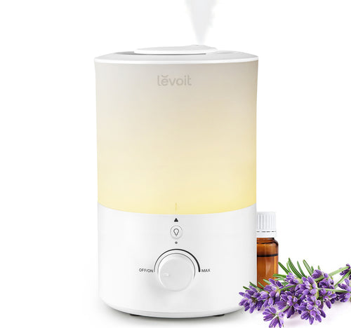 Levoit Dual 150 Ultrasonic Cool Mist Humidifier, 27m² Room Coverage, White, LUH-D302-WAE