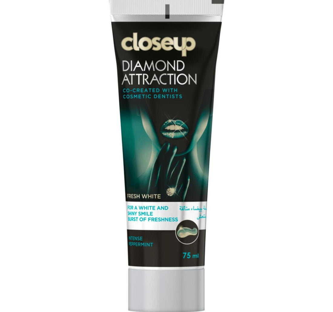 معجون أسنان كلوز أب دايموند أتراكشن لتبييض الأسنان بنكهة النعناع المنعشة، 75 مل