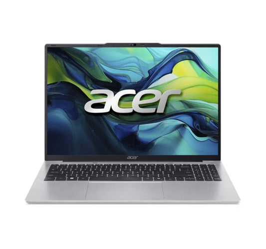 كمبيوتر محمول Acer Aspire Lite مقاس 16 بوصة، معالج Intel Core i5-1334U، ذاكرة وصول عشوائي (RAM) سعة 16 جيجابايت، قرص SSD سعة 512 جيجابايت، لون حديدي، AL16-52P-5547