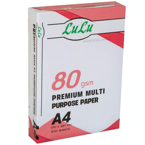 ورق نسخ لولو A4، 80 جم/م2، 500 ورقة