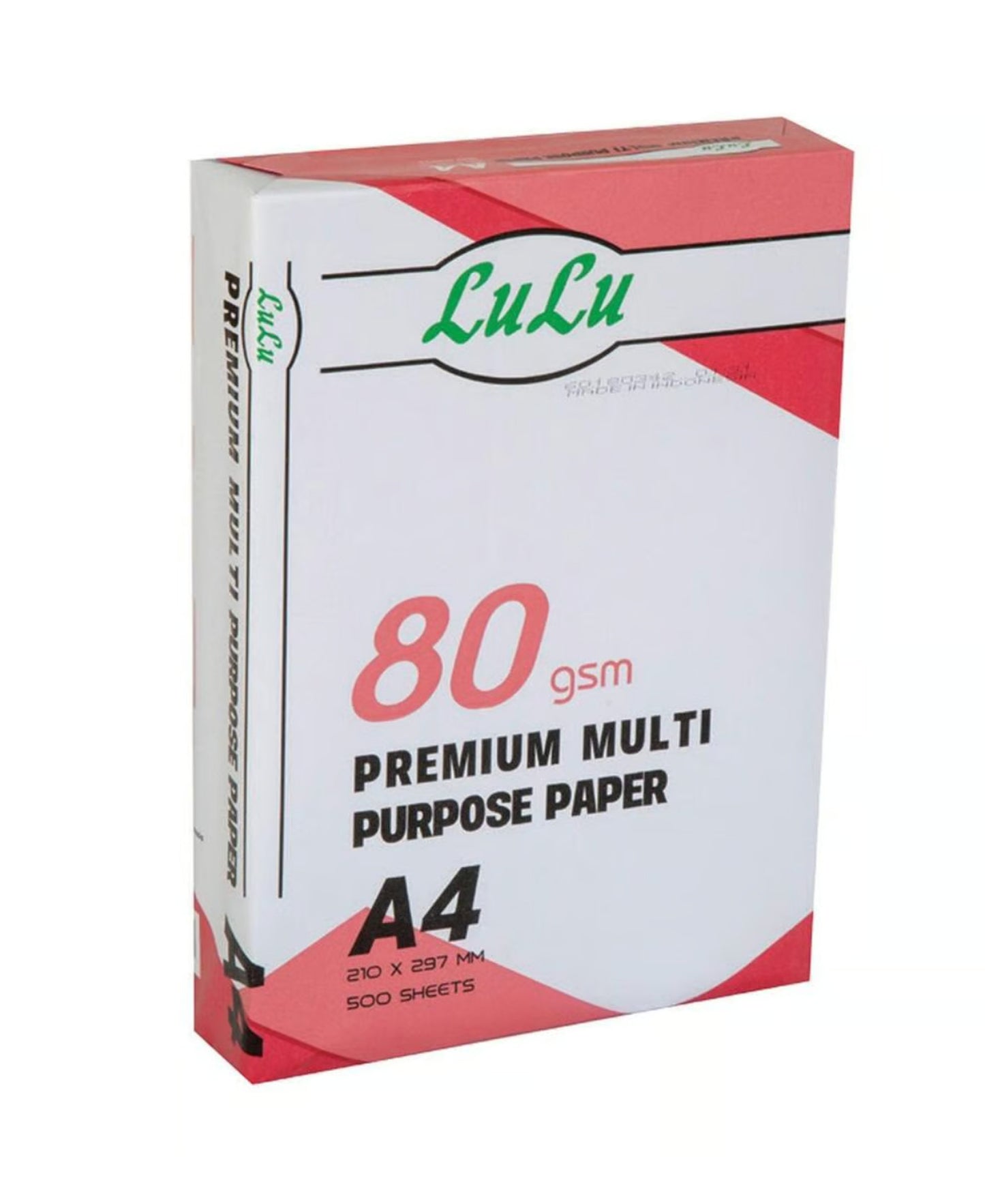 Lulu A4 Copy Paper, 80 gsm, 500 Sheets