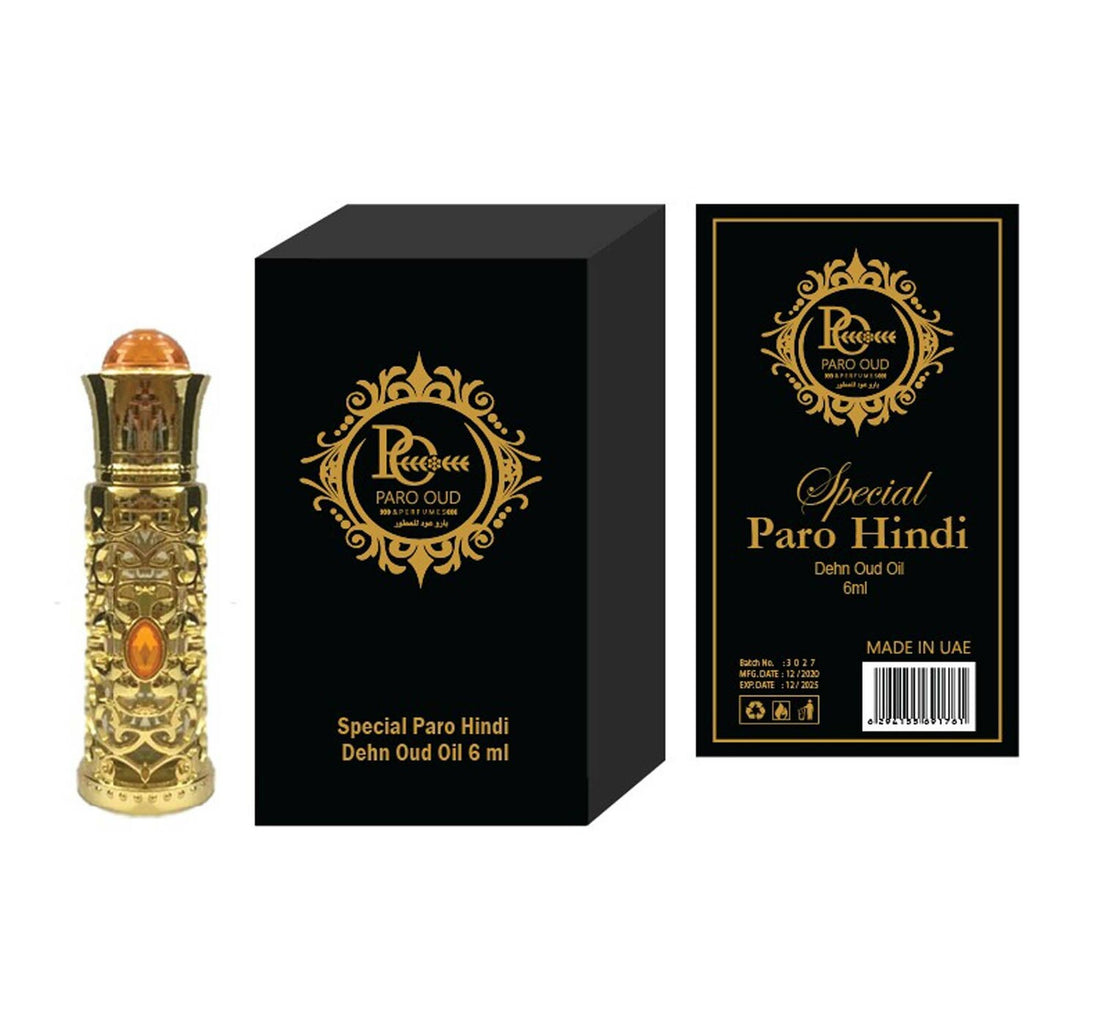 Paro Oud Hindi Dehn Oud Oil 6ml (Free Alcoholic)