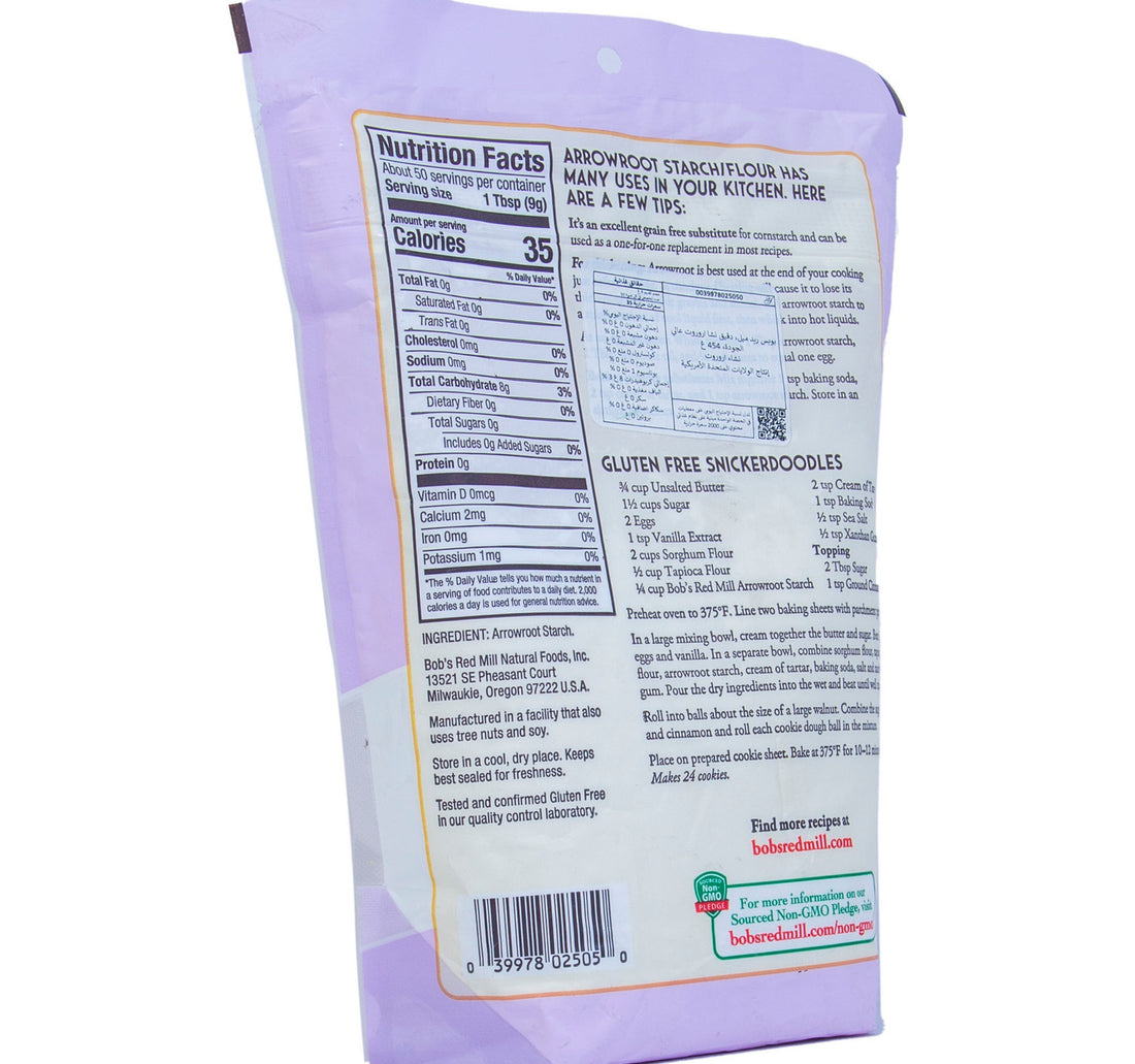Bob's Red Mill Premium Quality Arrowroot Flour 454 g