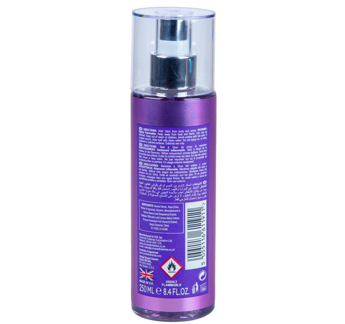 Portfolio Purple Crush Luxury Fragrance Mist For Women 250ml