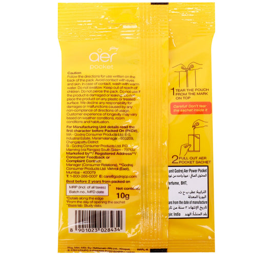Aer Power Pocket Bathroom Freshener Tangy Delight 10 g