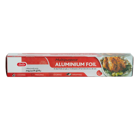 LuLu Multipurpose Aluminium Foil Size 23.25m x 30cm 75sq.ft 1 pc