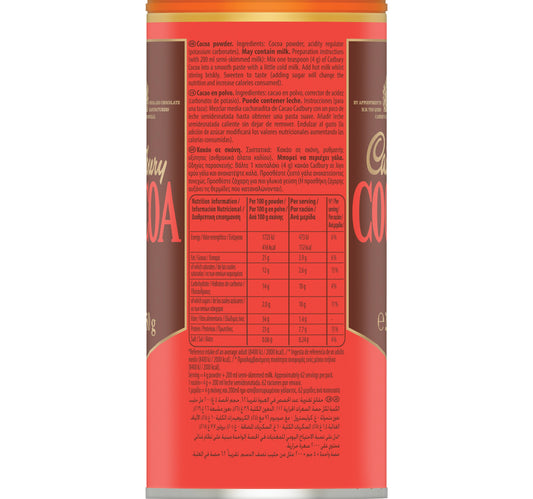 Cadbury Original Chocolate Cocoa Powder 250 g