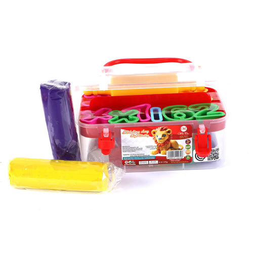 Win Plus Modelling Clay Set, 15 pcs, Assorted, B3766+EN