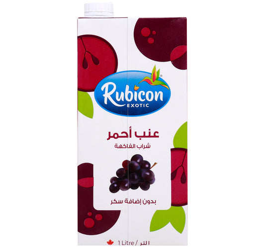 Rubicon No Added Sugar Red Grape Fruit Drink 1 Litre