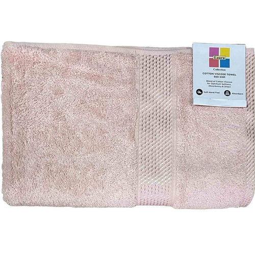 Laura Bath Towel 70x140 cm  Soft Pink